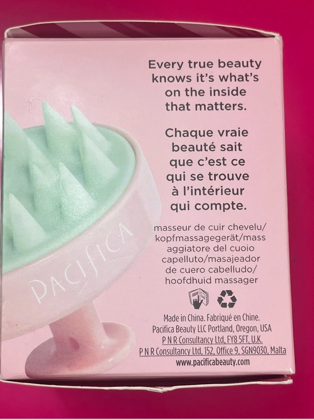 Pacifica Silicone Scalp Massager NIB